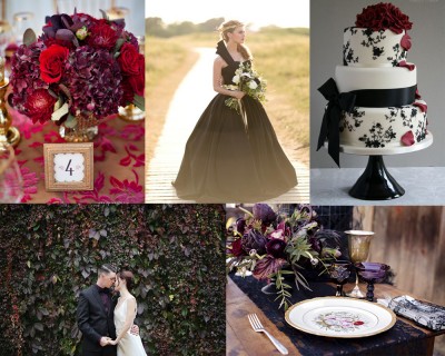 Dark Romance Moodboard - The One Bride Guide