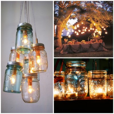 mason jar lighting