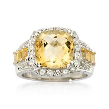 Topaz & Citrine Engagement Rings - The One Bride Guide