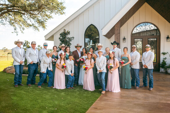 Kayten Marie Snider + Ethan Thomas White September 27, 2025 • Beeville, TX Twisted Ranch Events photos by By Felecia Photography & Morgan McGinnis