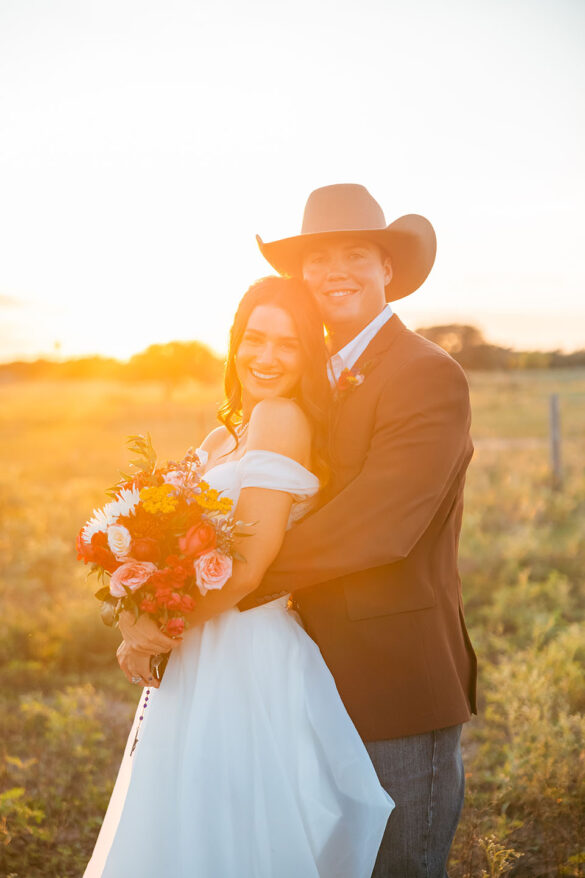 Kayten Marie Snider + Ethan Thomas White September 27, 2025 • Beeville, TX Twisted Ranch Events photos by By Felecia Photography & Morgan McGinnis